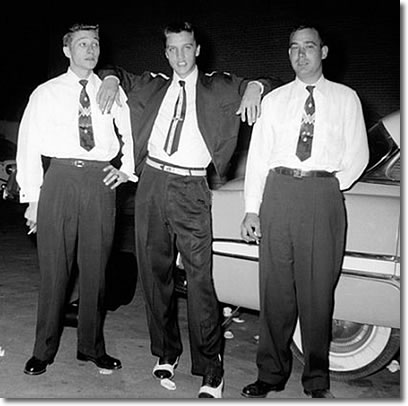 Scotty Moore, Elvis Presley and Bill Black - Memphis September 9, 1954