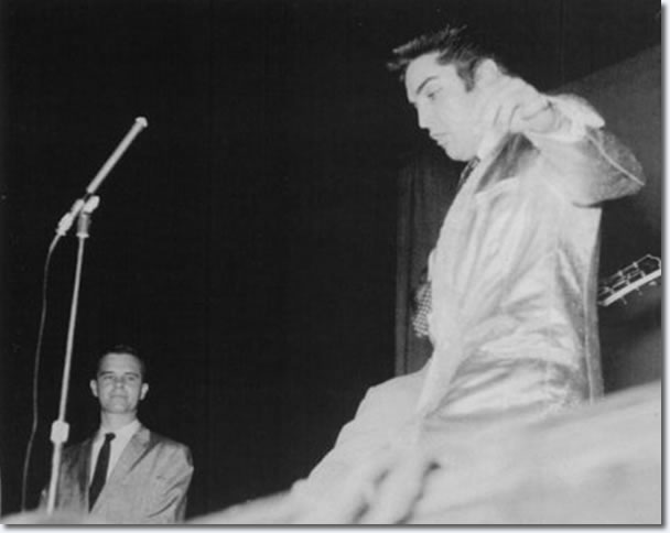 Neal Matthews and Elvis at Multnomah Park - Sept. 2, 1957