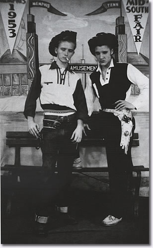 Gene Smith and Elvis Presley 1953