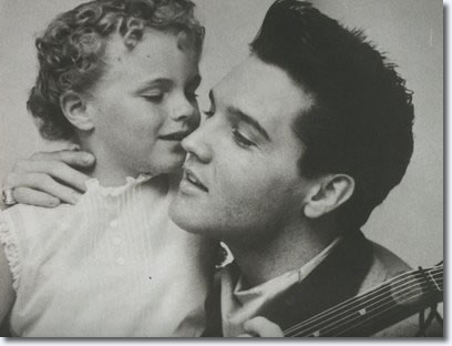 Elvis Presley and Sheila Riddell : March 24, 1960 Fontainebleau Hotel