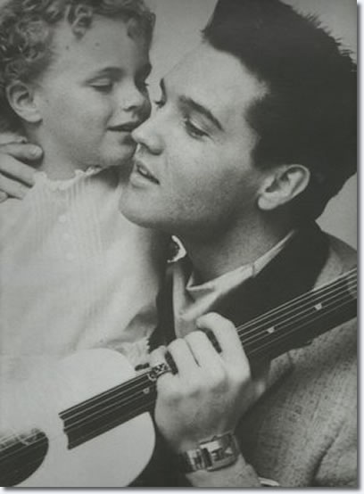 Elvis Presley and Sheila Riddell : March 24, 1960 Fontainebleau Hotel