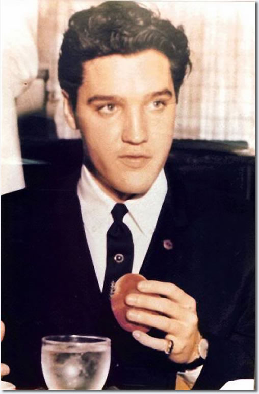 Elvis Presley : February 25, 1961 : Luncheon at the Hotel Claridge, Memphis, Tennessee