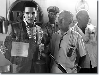 Elvis Presley : March 25, 1961 : U.S.S. Arizona Benefit Concert : Press Confernce.