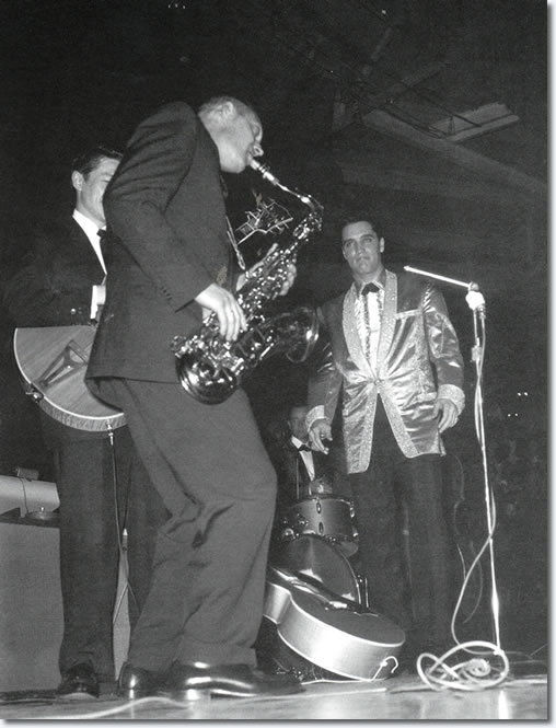 Boots Randolph and Elvis Presley : March 25, 1961 : Honolulu, HI. Bloch Arena : U.S.S. Arizona Benefit Concert.