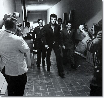 Elvis Presley 1969 Backstage The International Hotel Las Vegas