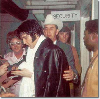 Elvis Presley Backstage Houston Astrodome February 1970