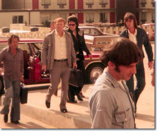 Elvis and company arriving : Terre Haute, Indiana