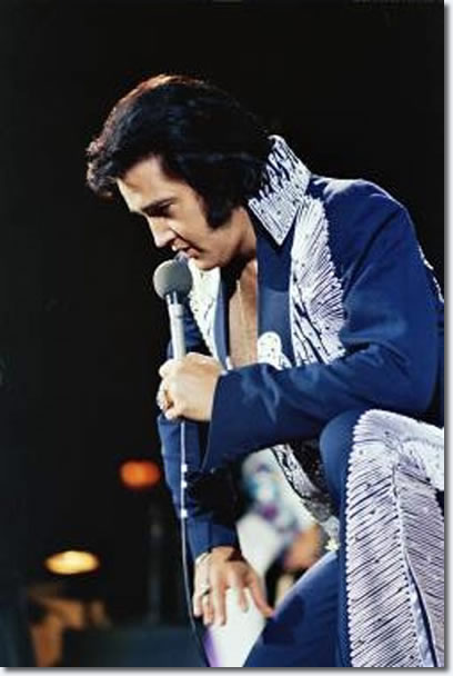 Elvis during the Matinee performance in Huntsville AL on June 1 1975