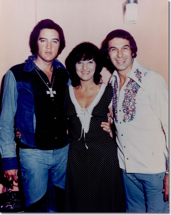Elvis Presley with Jeanette and Freddy Cannon in Las Vegas - August 20, 1974