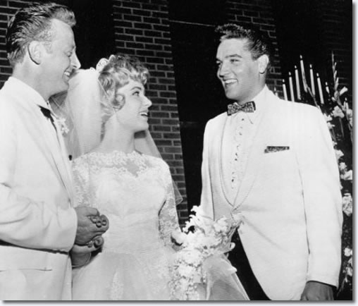 Elvis Presley Red West's Wedding to Elvis' Secretary Pat Boyd July 1 1961