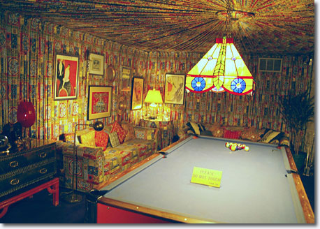 Pool room this room evokes the style of a 1920's American billiard hall
