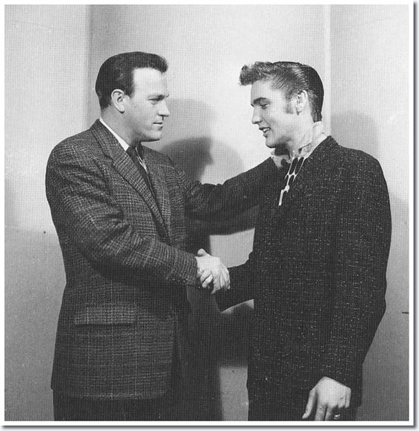 Eddy Arnold and Elvis Presley.