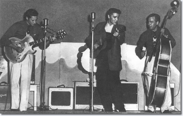 Scotty Moore, Elvis Presley & Bill Black - Beaumont Texas June 21, 1955