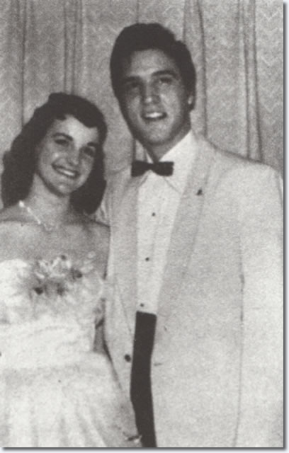 Elvis Presley and Dixie Locke : Dixie Locke's Junior Prom : May 6, 1955.