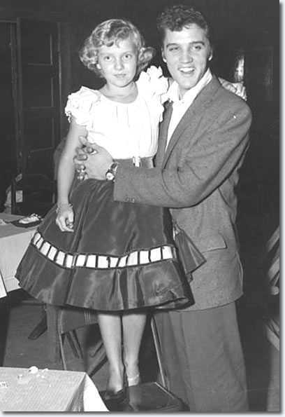 Pat Lowe and Elvis at the Cotton Club - Oct. 15, 1955.