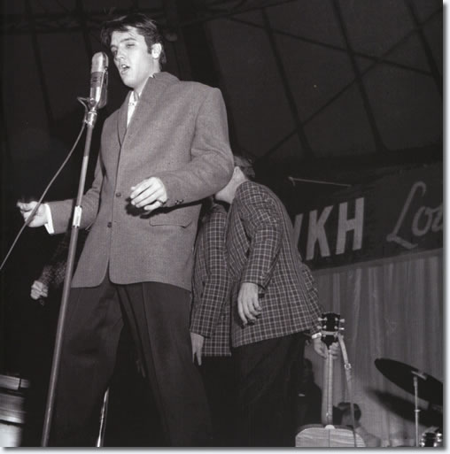 Elvis performs on his last Louisiana Hayride show, Saturday, December 16, 1956