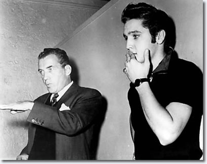 Elvis Presley and Ed Sullivan : The Ed Sullivan Show Press Conference : New York, October 26, 1956.