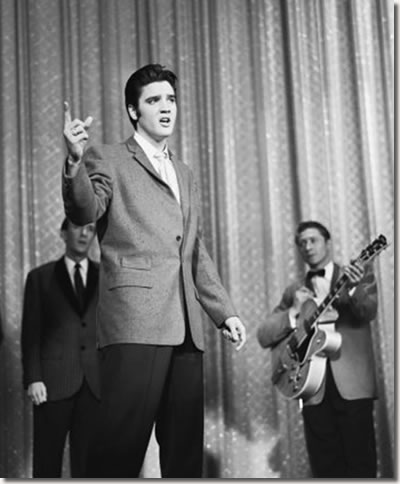 Elvis Presley and Scotty Moore on the Ed Sullivan Show - October 28, 1956