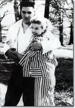 Elvis Presley with Yvonne Lime April 19, 1957