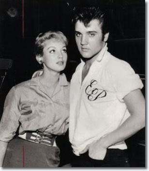 Venetia Stevenson and Elvis Presley: August 8, 1957