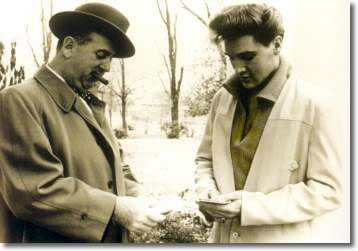 Colonel Parker & Elvis Presley 1960.