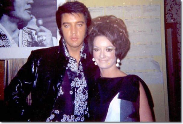 Fan Carol Jacobs and Elvis Presley