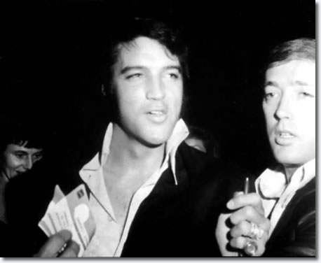 Elvis Presley and Richard Davis at Caesar's Palace in Las Vegas, Nevada : August 6, 1970. 