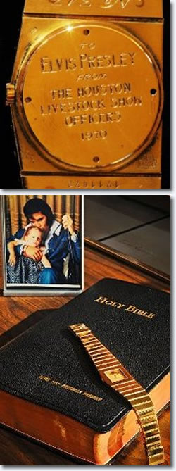 Gold Rolex given to Elvis Presley 