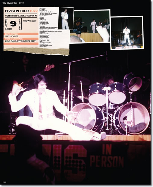 Elvis Presley : Tucson : November 9, 1972.