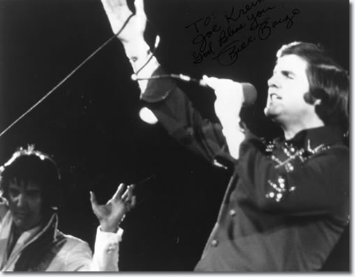 Elvis Presley and Bill Baize : Saturday, September 28, 1974, College Park, MD. Bill Baize is singing When It's My Time.