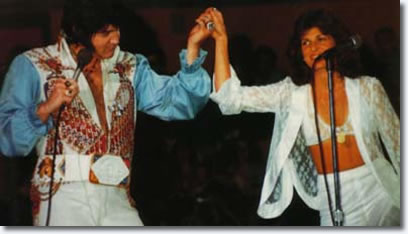 Elvis and Kathy Westmoreland - Septermber 6, 1976 - Von Braun Civic Center, Huntsville, Al