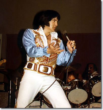 Elvis Presley at the Community Center Arena, Tucson, Az June 1, 1976