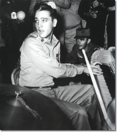 Elvis plays piano on the U.S.S. Randall