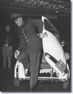 Elvis Presley with the BMW Isetta