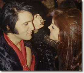 Elvis and Priscilla New Years Eve 1970