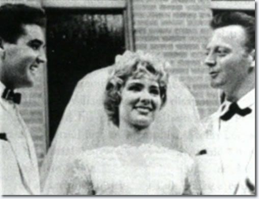 Elvis Presley Red West's Wedding to Elvis' Secretary Pat Boyd - July 1, 1961