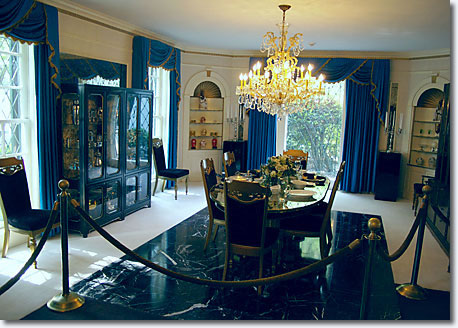 Dining room ... located immediately on the left as you enter Graceland mansion / Scott Jenkins