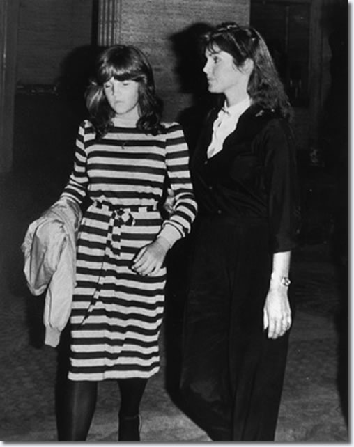 Here Lisa Marie and her mom were photographed in February of 1986. Lisa Marie had just turned 18. People magazine called Lisa Marie "the most carefully secluded of all celebrity children." During her late teens, Lisa Marie went through a drug phase -- abusing sedatives, marijuana and cocaine. She said she gave up the substance abuse after she embraced Scientology.
