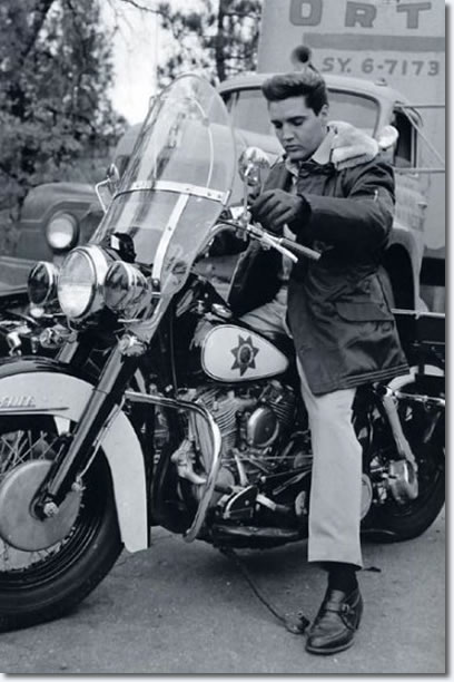Elvis on a Police Motorcycle - Kid Galahad Set