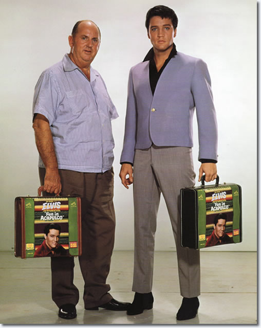 Colonel Tom Parker and Elvis Presley - Fun In Acapulco Publicity Photo