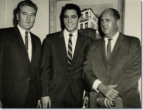Vernon Presley, Elvis Presley and Colonel Tom Parker